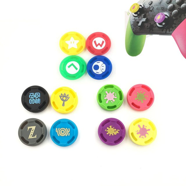 Combo 02 Vỏ Bọc Cần Analog PS2/PS3/PS4/Switch/Xbox Chống Trơn - Nhiều Hình Dễ Thương