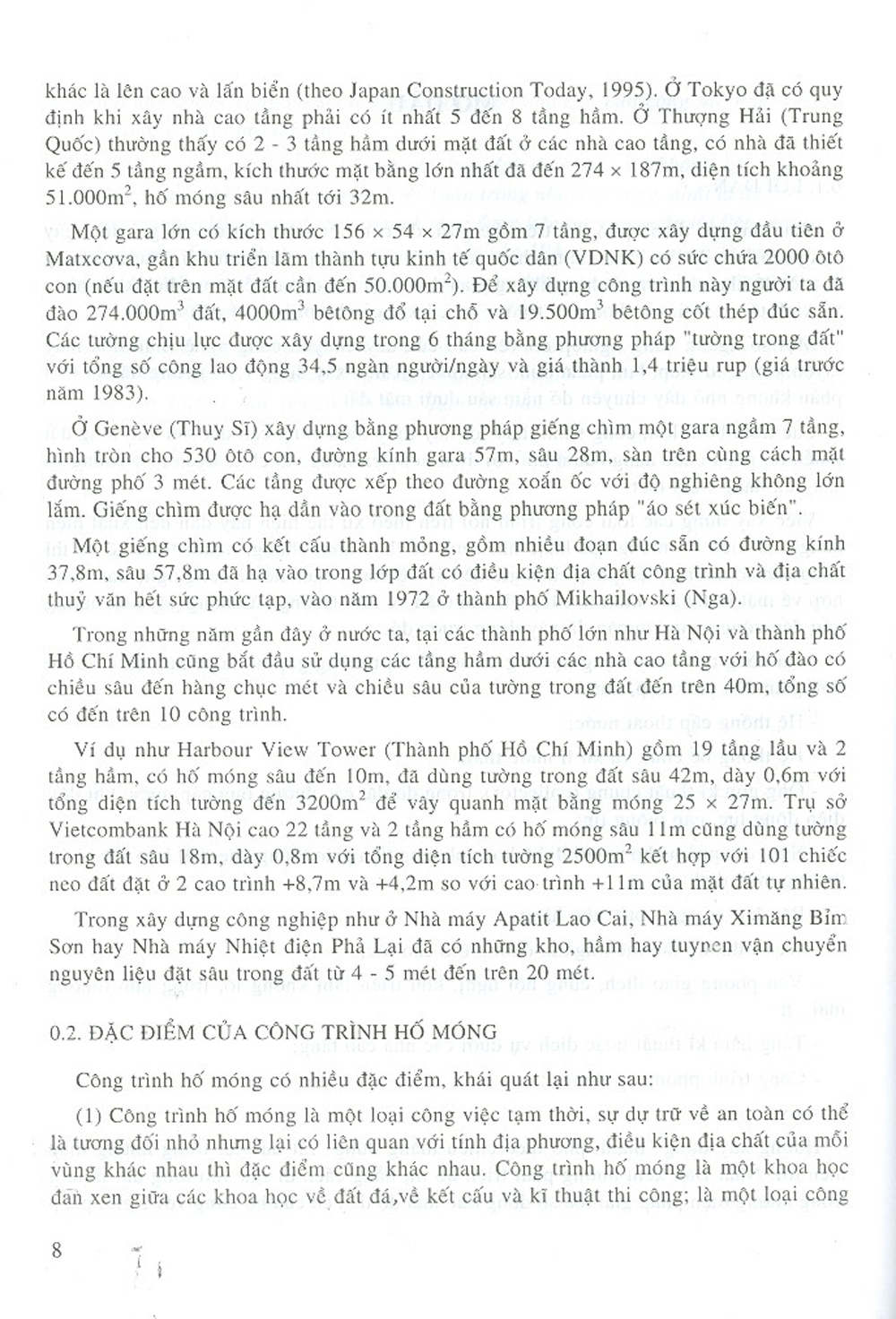 Thiết Kế Và Thi Công Hố Móng Sâu