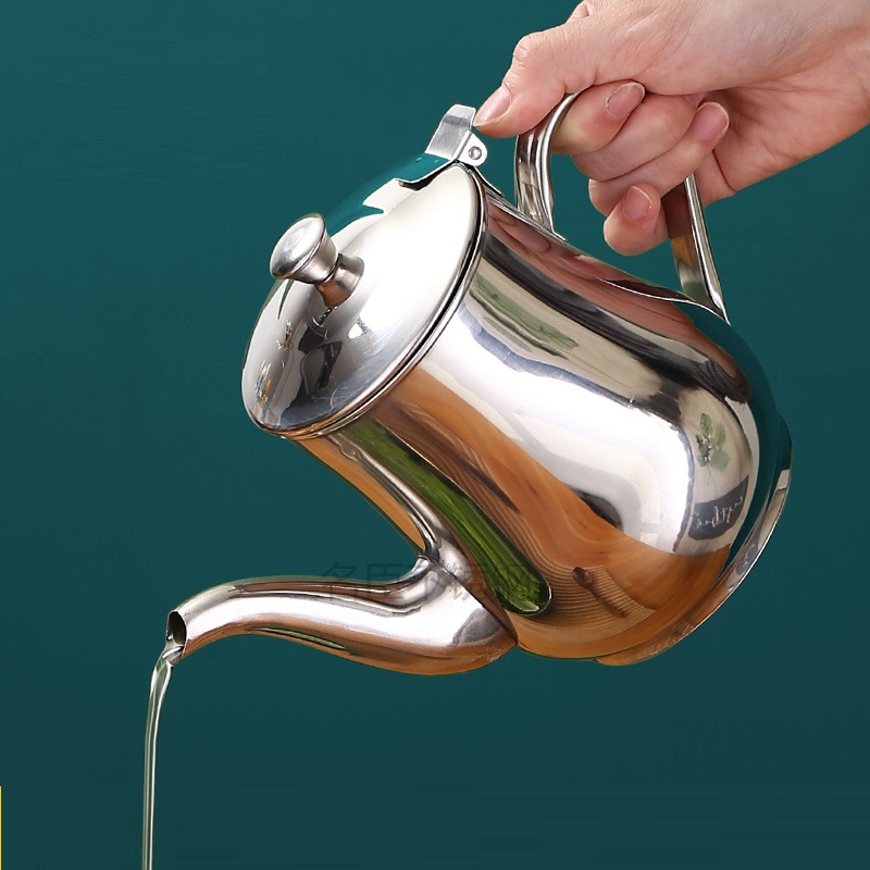 Bình Pha Trà - Ấm Pha Trà Inox Cao Cấp. Thiết kế inox 100%