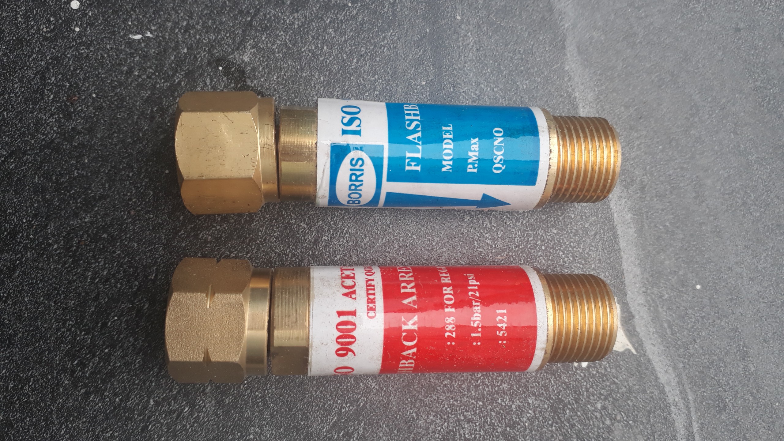 Combo  2 van chống cháy ngược( oxi + nito) (Lắp vào đồng hồ)