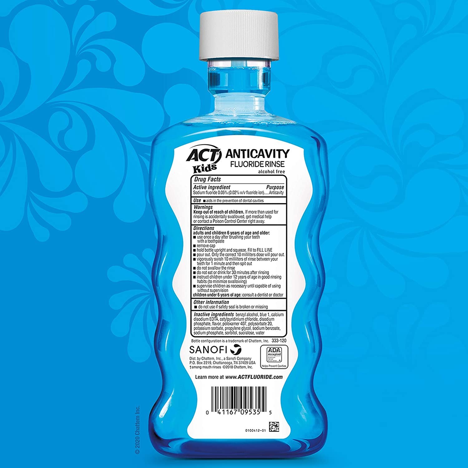 Nước súc miệng trẻ em ACT 500ml