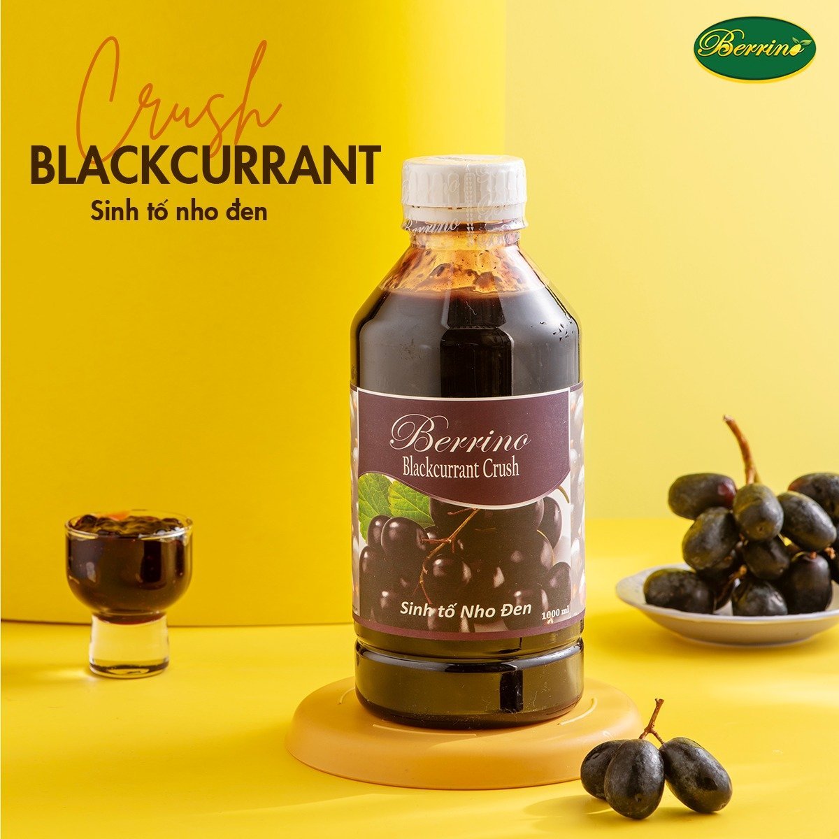 Sinh tố Berrino chai 1L