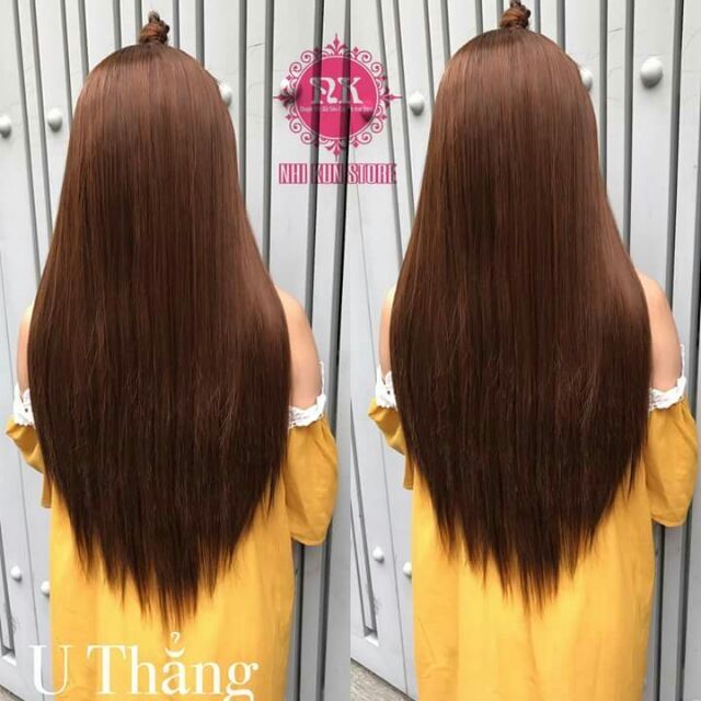 Tóc giả chữ u 😋FREESHIP😋 Tóc giả kẹp u thẳng 65cm