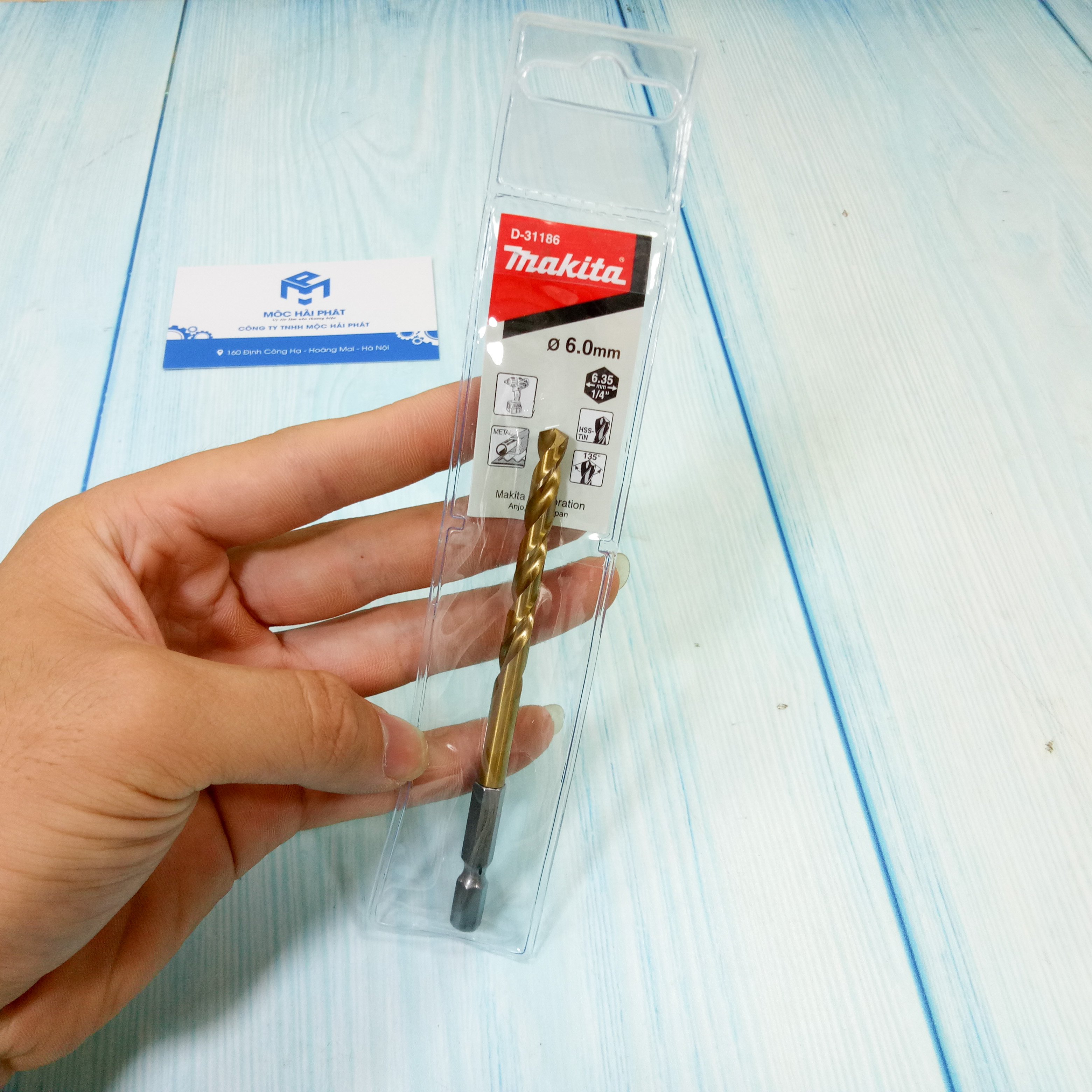 Mũi khoan sắt chuôi lục giác Makita