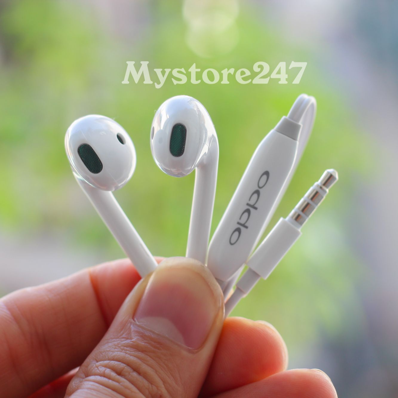 Tai Nghe Oppo Siêu Bass,Chuẩn Màng Loa Xanh,dùng cho máy chân 3.5mm, có mic đàm thoại âm thanh lớn