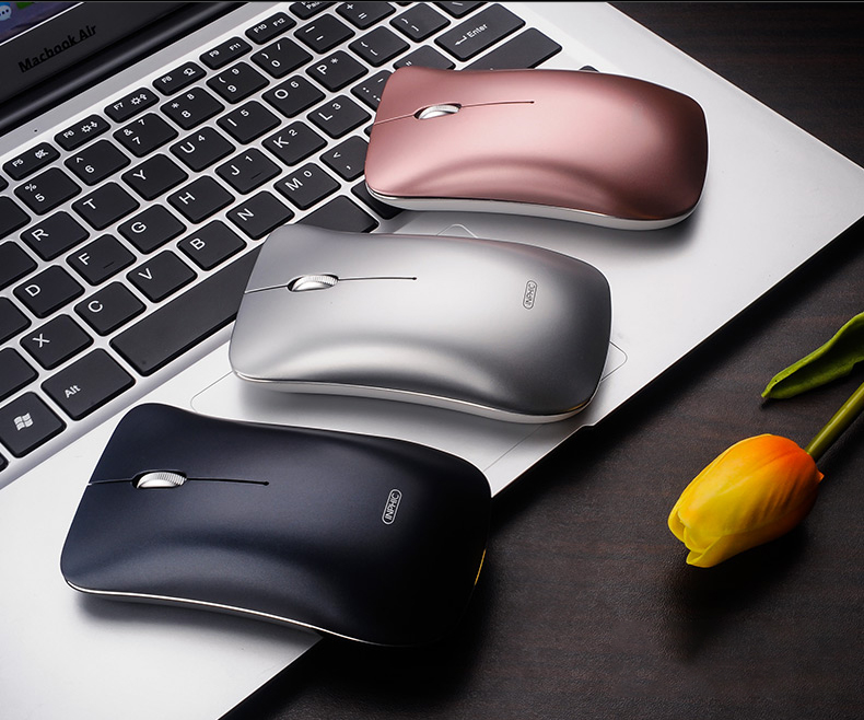 Chuột không dây Bluetooth+Wireless INPHIC, pin sạc lại, không ồn, siêu mỏng ( BH 3 tháng )