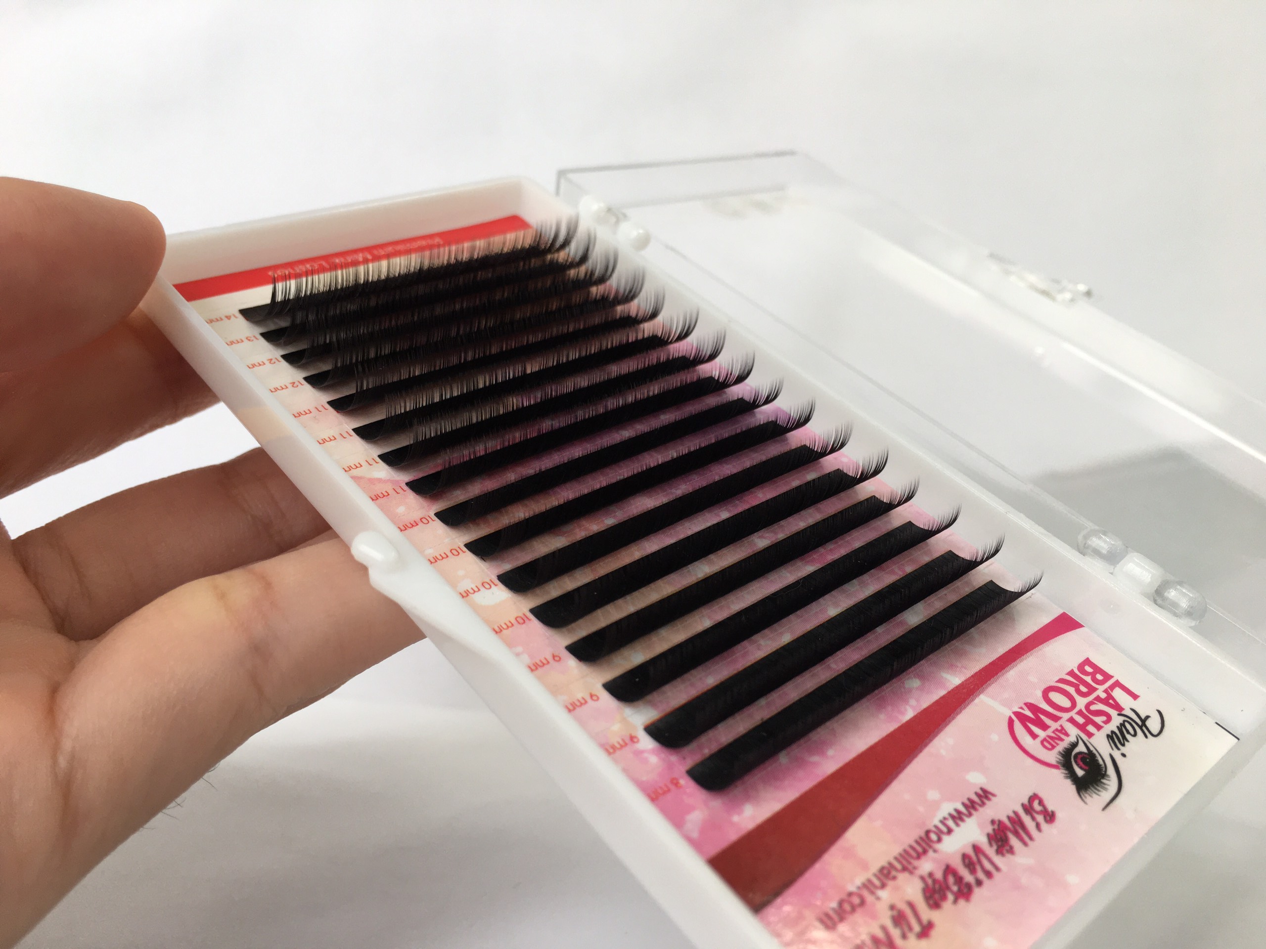 Lông mi khay độ cong C dùng nối volume mềm mịn - Hani Beauty