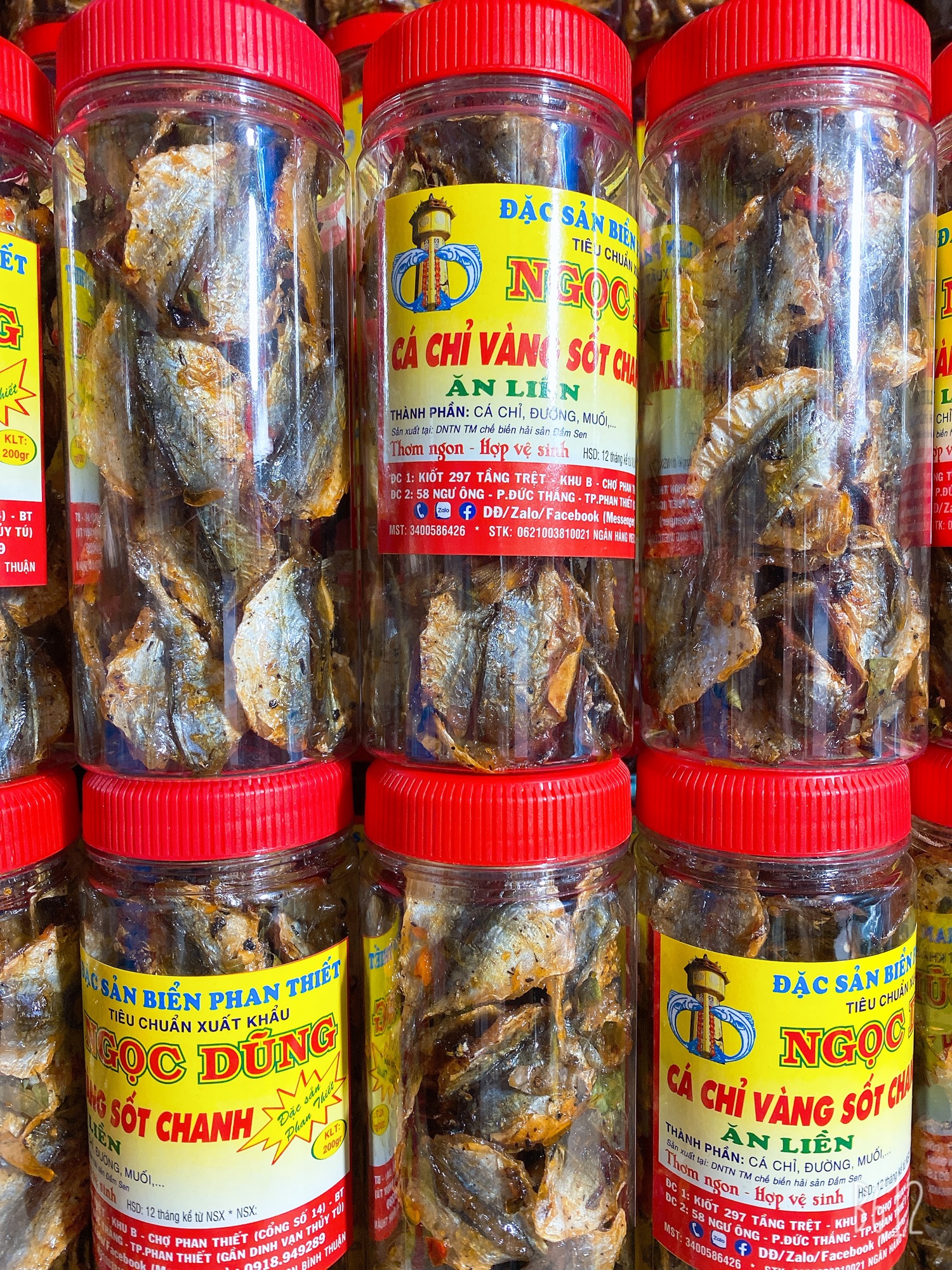 Cá Chỉ Vàng Sốt Chanh Đóng Hộp