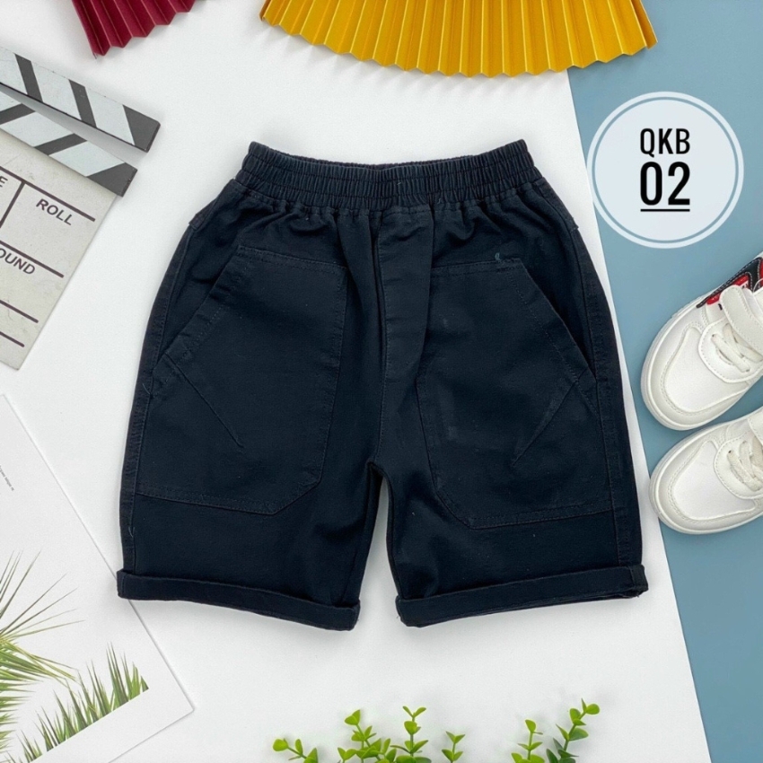 Quần short bé trai, quần sooc cho bé chất kaki mềm mát, nhiều màu, size 8-16 - SUNKIDS