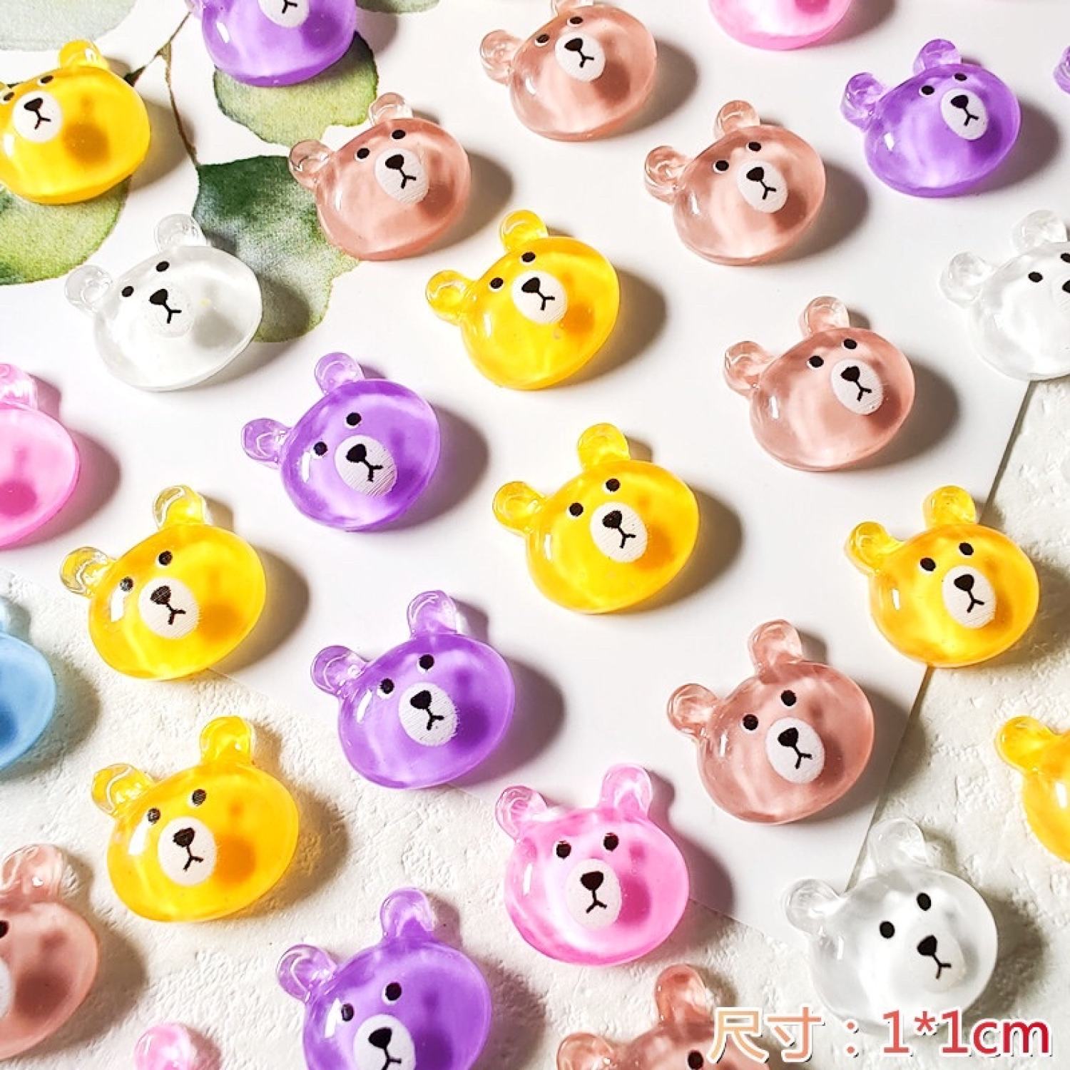[500 mẫu Charm 1k] Charm Gấu, Thỏ nhiều mẫu trang trí móng nail