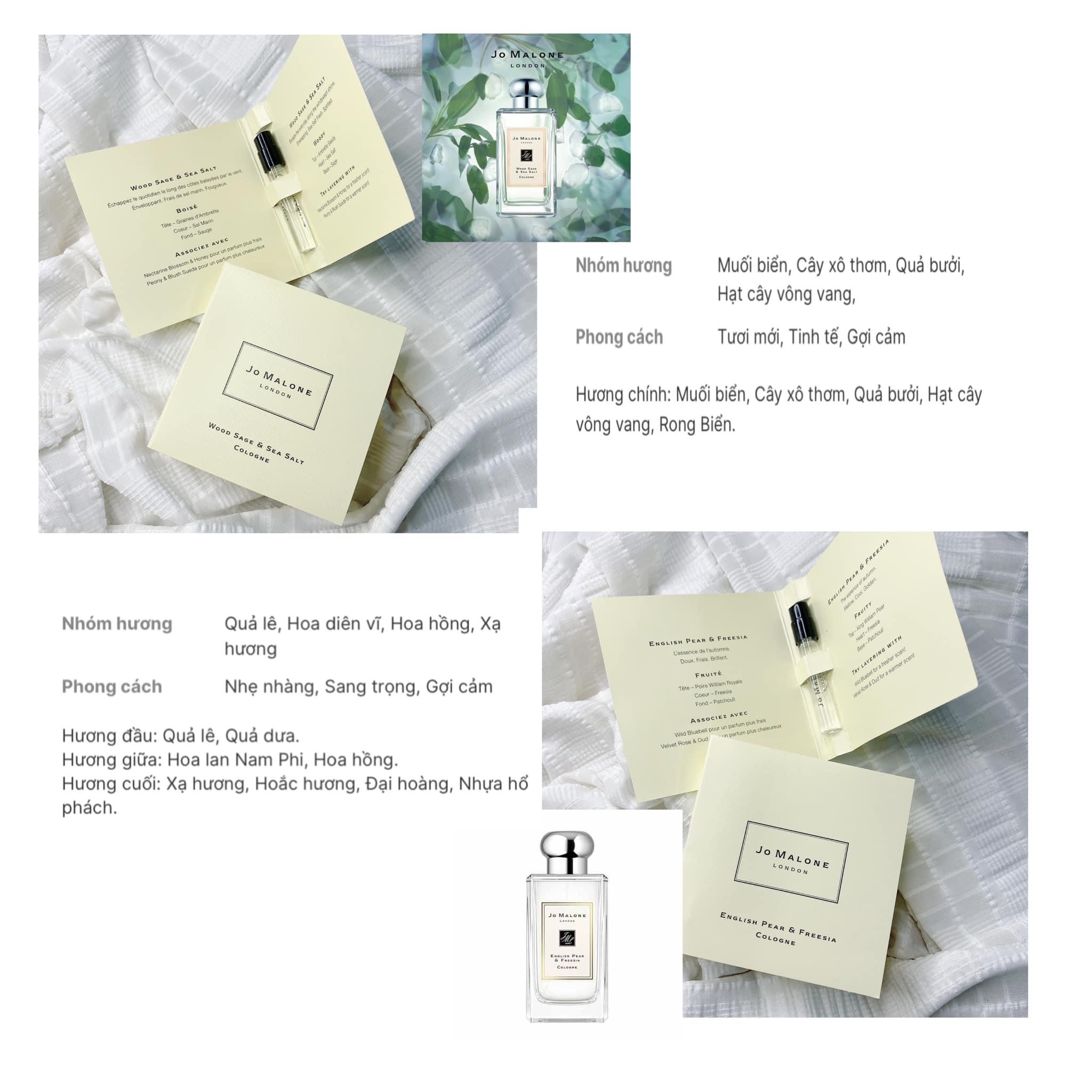 Nước hoa Vial Jo malone
