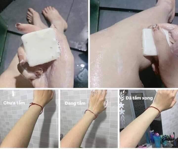 [HCM]XÀ PHÒNG GẠO DƯỠNG TRẮNG JAM THÁI LAN