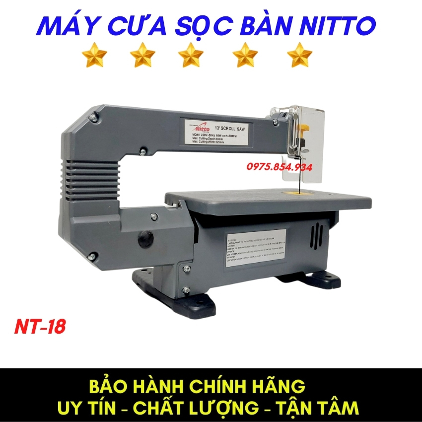 Máy cưa lọng bàn NITTO NT-18 ( 100% dây đồng )