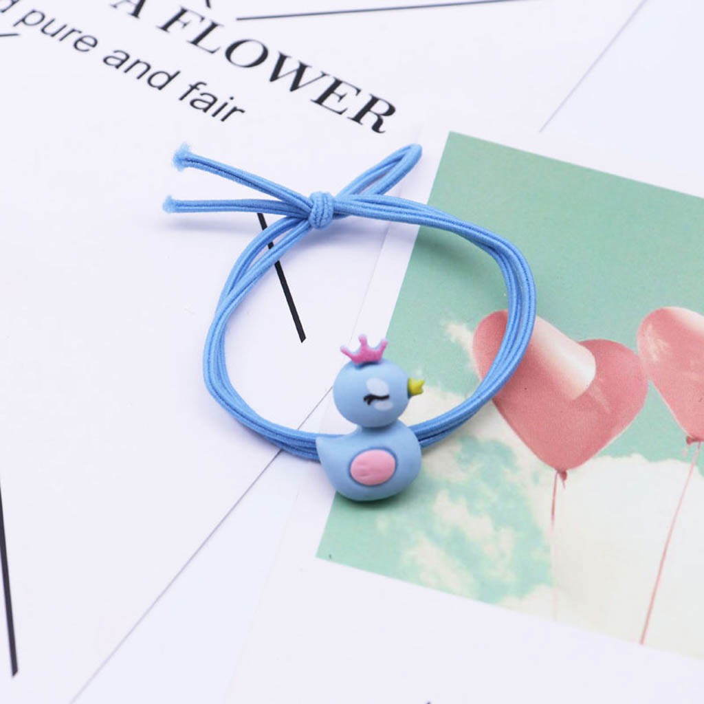 Dây Buộc Tóc Hình Vịt Đội Vương Miện Buta CT19