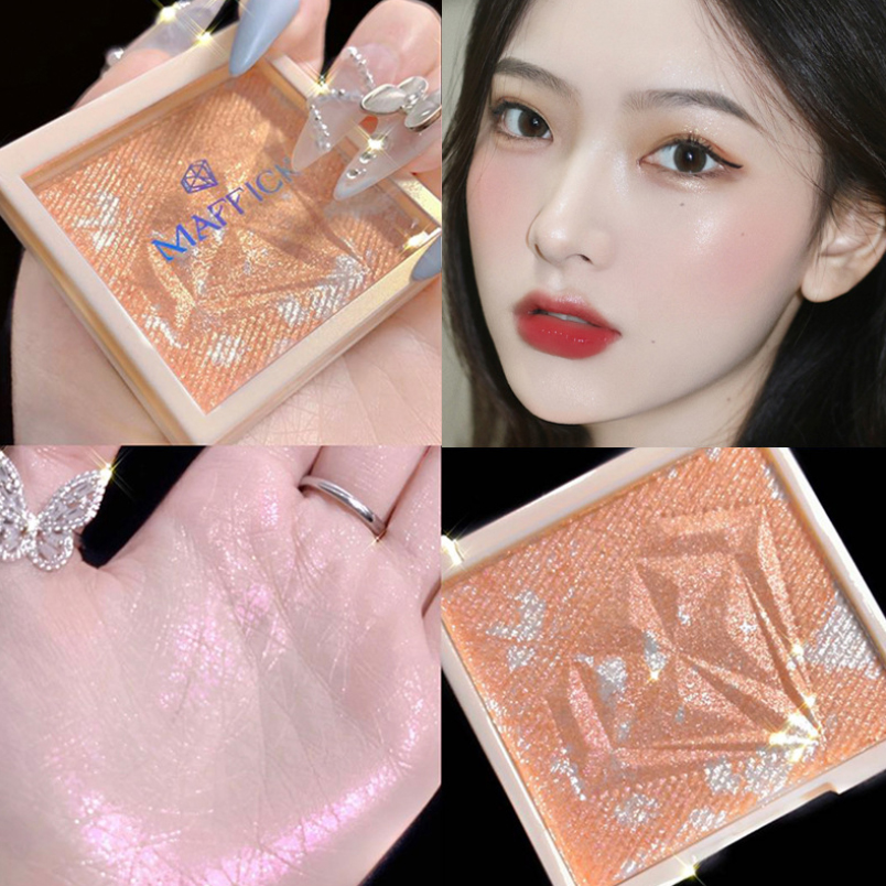 Phấn má hồng bắt sáng MAFFICK Diamond Highlight Powder 4g
