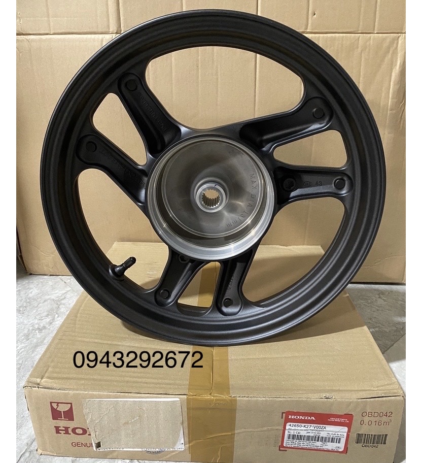 Vành Sau Air Blade 125, 2013>2019 Honda ( 42650K27V00ZA )