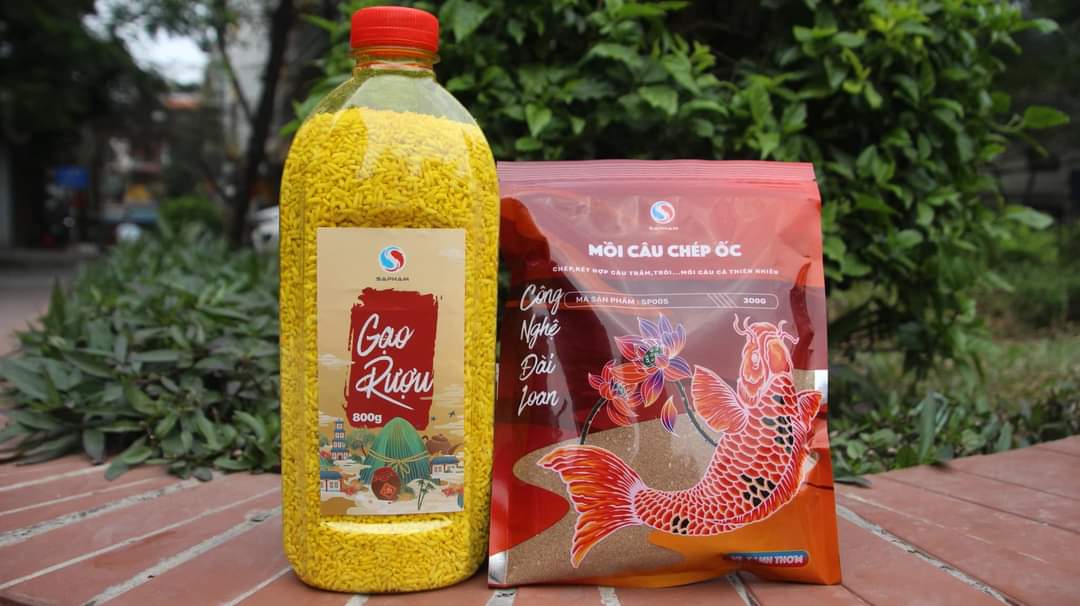 Mồi Câu Chép Ốc 300gram Sa phạm