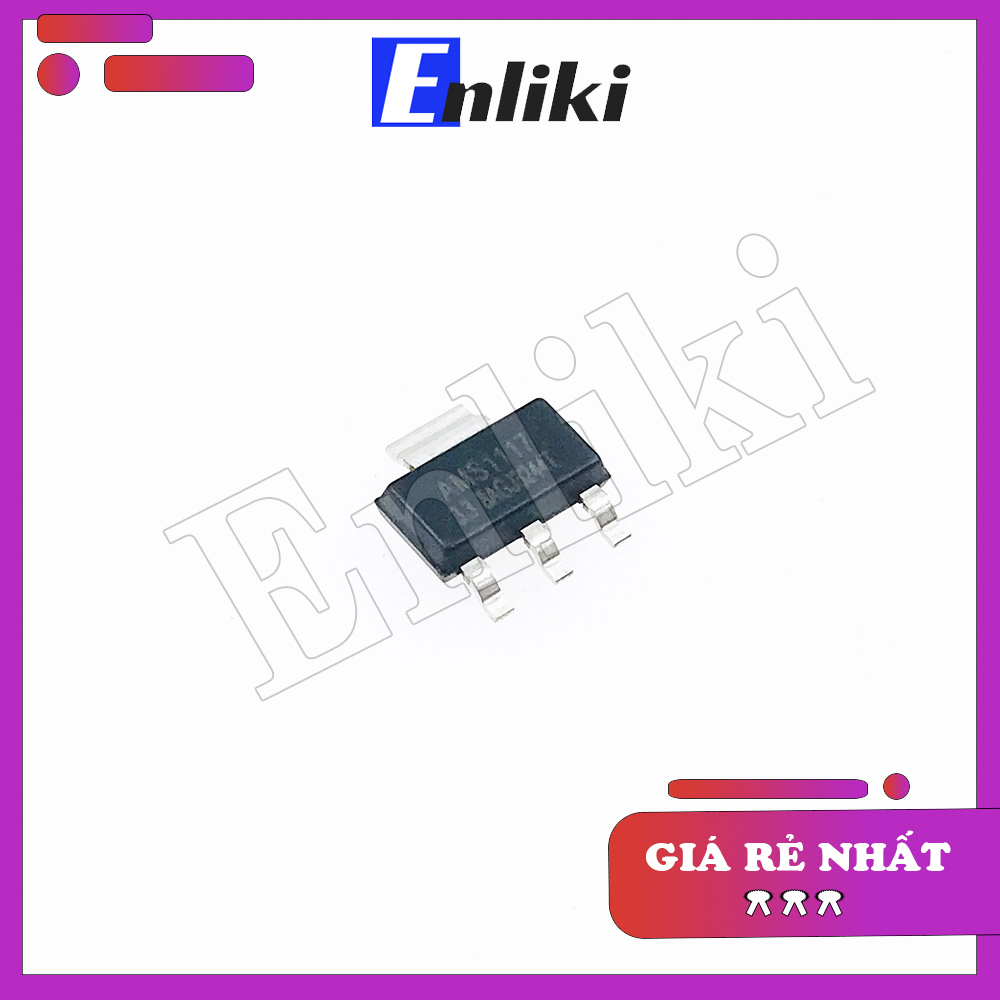 Ic ổn áp AMS1117  3.3v 1a SOT223