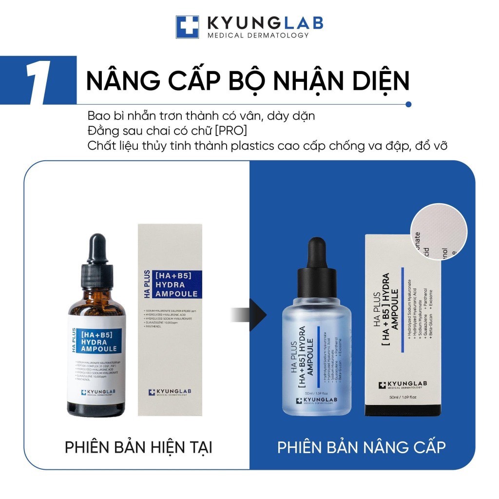 Serum HA + B5 Hydra KYUNGLAB căng bóng da 50ml Hàn Quốc