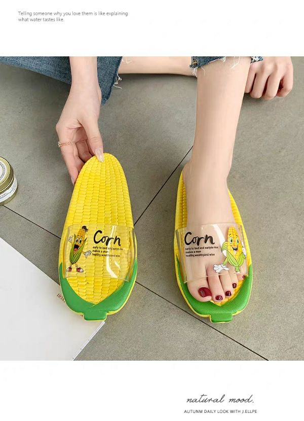[HCM]DÉP TRÁI BẮP SIÊU CUTE HOT TREND CHO NỮ