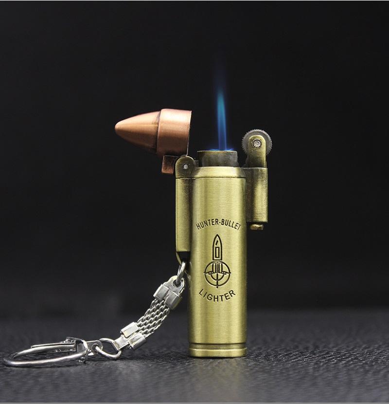 Bật Lửa Móc Khóa gas đá lửa khò kiểu APOLO độc đáo