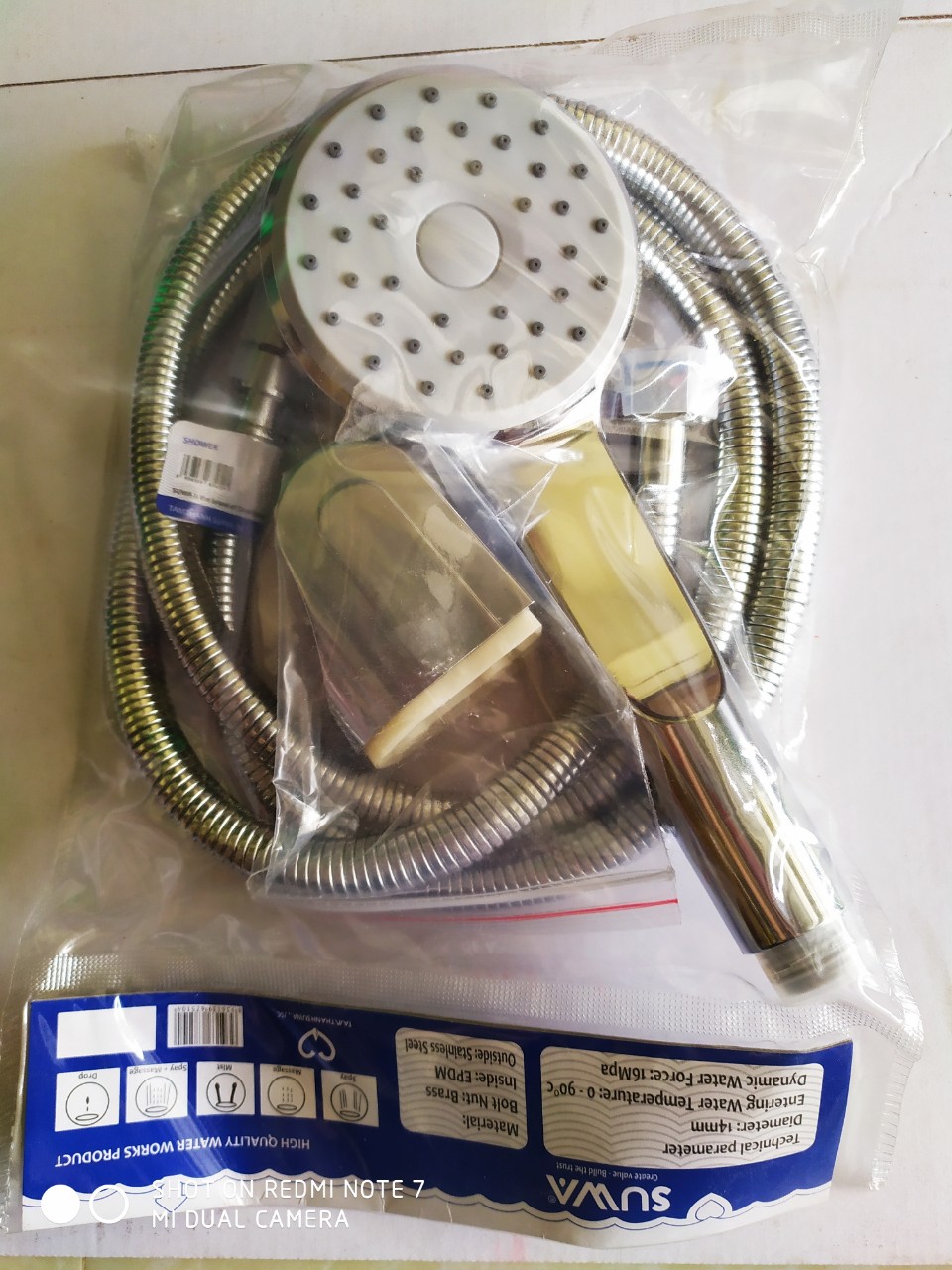 Bộ Dây Bát Sen SUWA A19 / Dây+ vòi bát sen