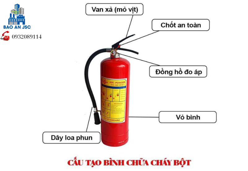 Bình cứu hỏa  MFZ8- 8KG