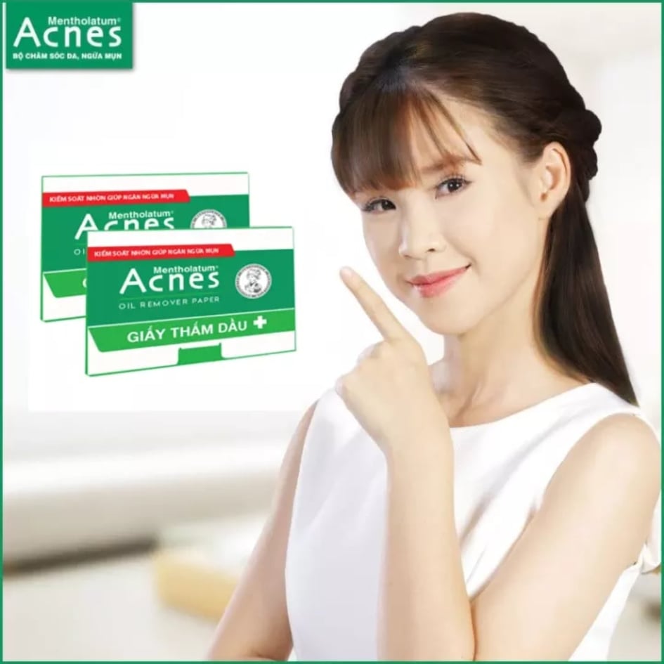 combo 2 bịch Giấy Thấm Dầu Acnes bịch 50 tờ