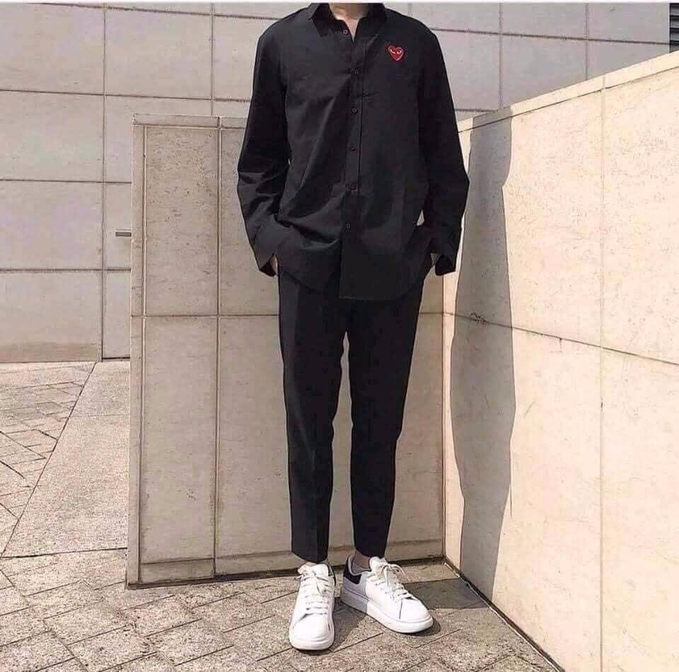 ÁO SƠ MI THÊU TIM HÀN QUỐC HOT TREND