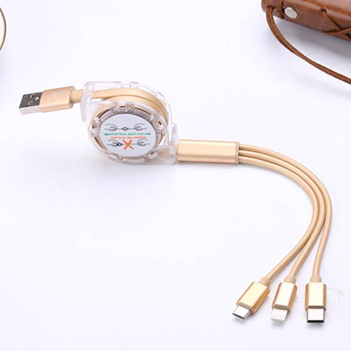 Cáp sạc đa năng 3 đầu Lightning, C, Micro USB. IP, SAMSUNG, SAMSUNG MỚI