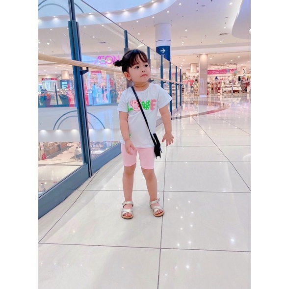 Quần legging ngố xuất dư cho bé gái