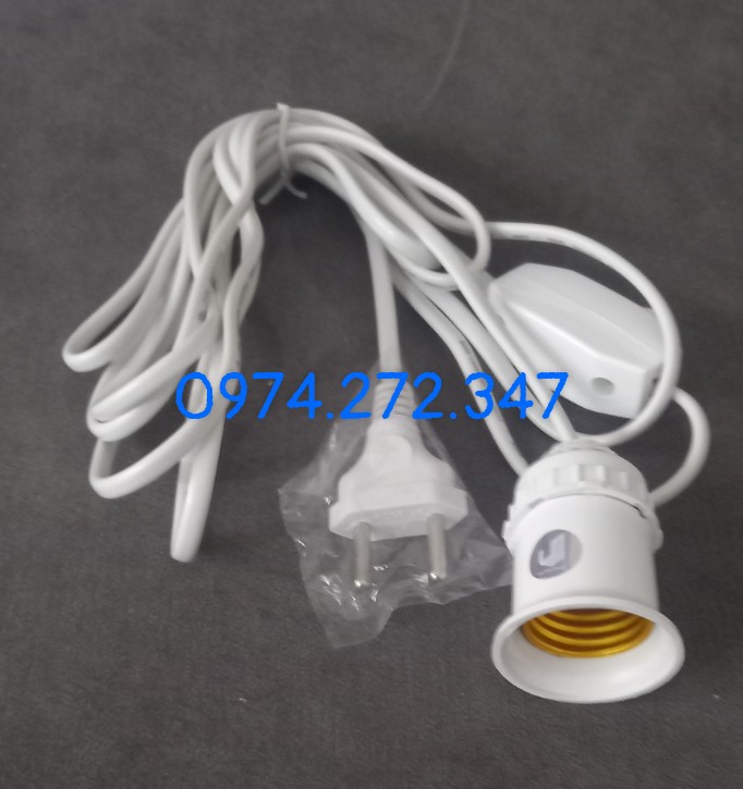 Dây Đuôi Đèn E27 Liền Công Tắc 3m / 5m