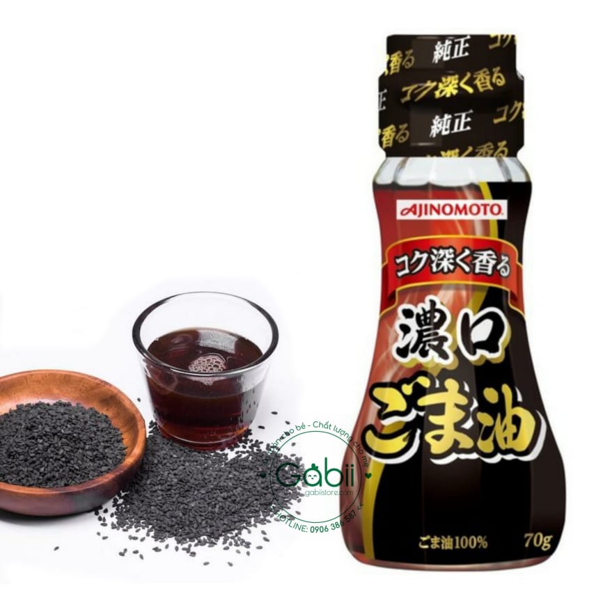 [HCM][BÉ 5 THÁNG] DẦU MÈ AJINOMOTO 70GR - GABII STORE