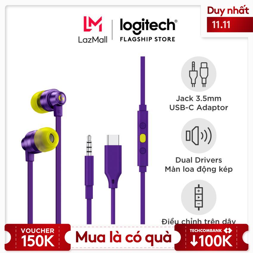 Tai nghe game in-ear Logitech G333 - Màng loa động...