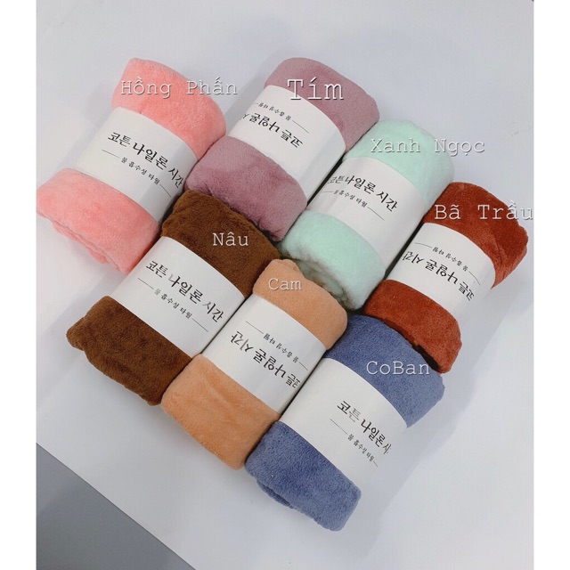 Khăn Tắm Hàn Quốc Siêu Mịn 70X 140Cm