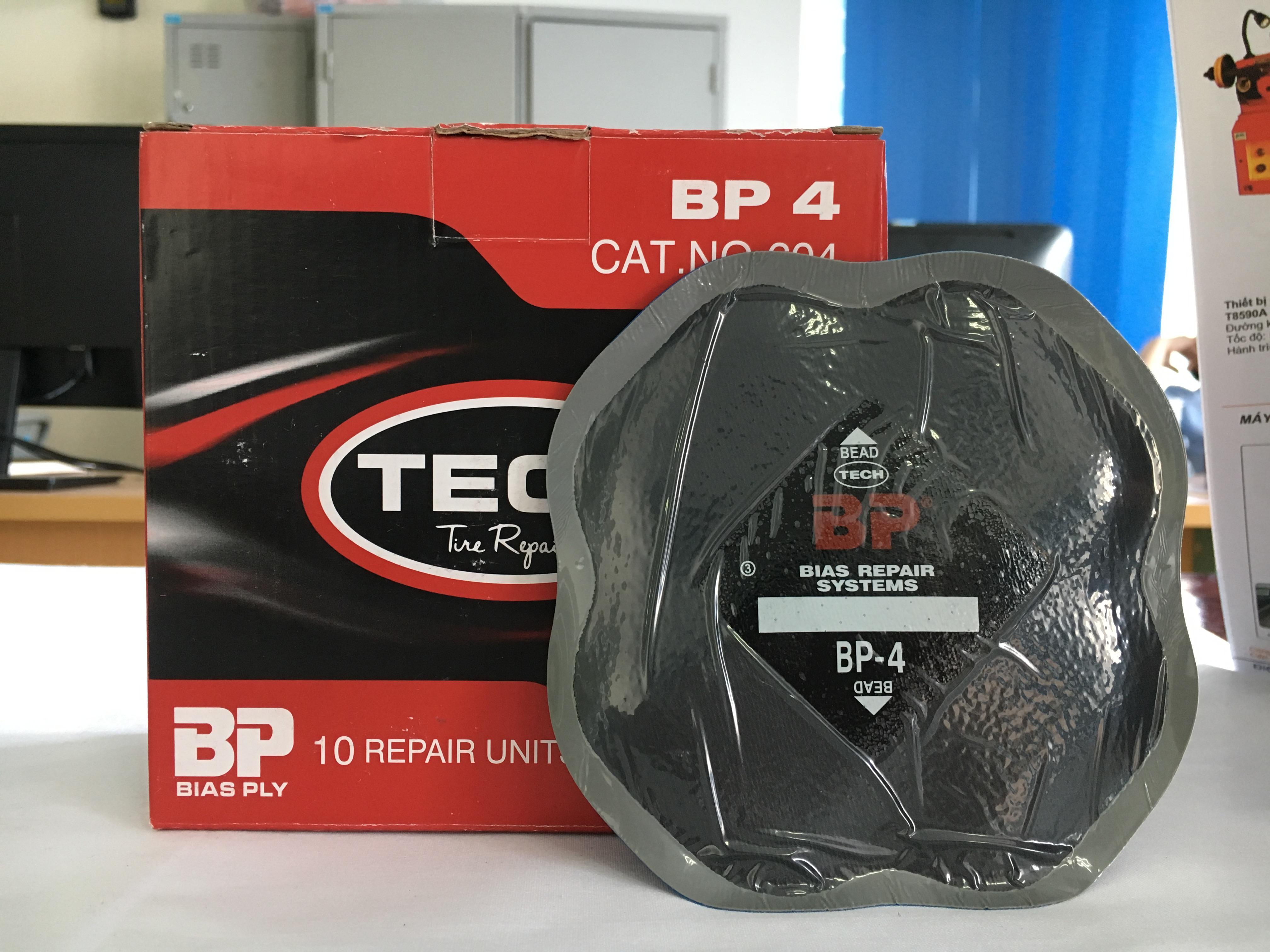 Hộp 10 miếng vá lốp bố chéo Tech BP-4 (Bias, 130mm)