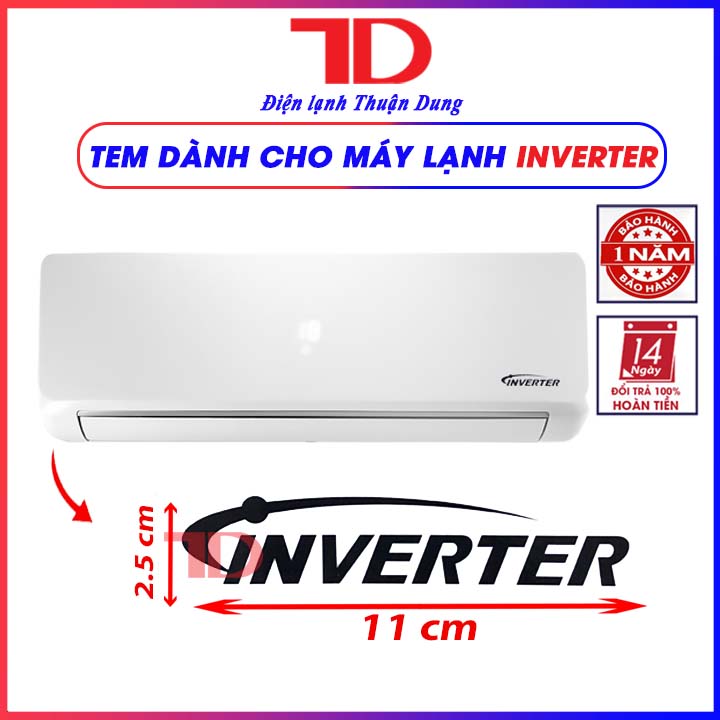 Combo 10 tem dành cho máy lạnh inverter trắng