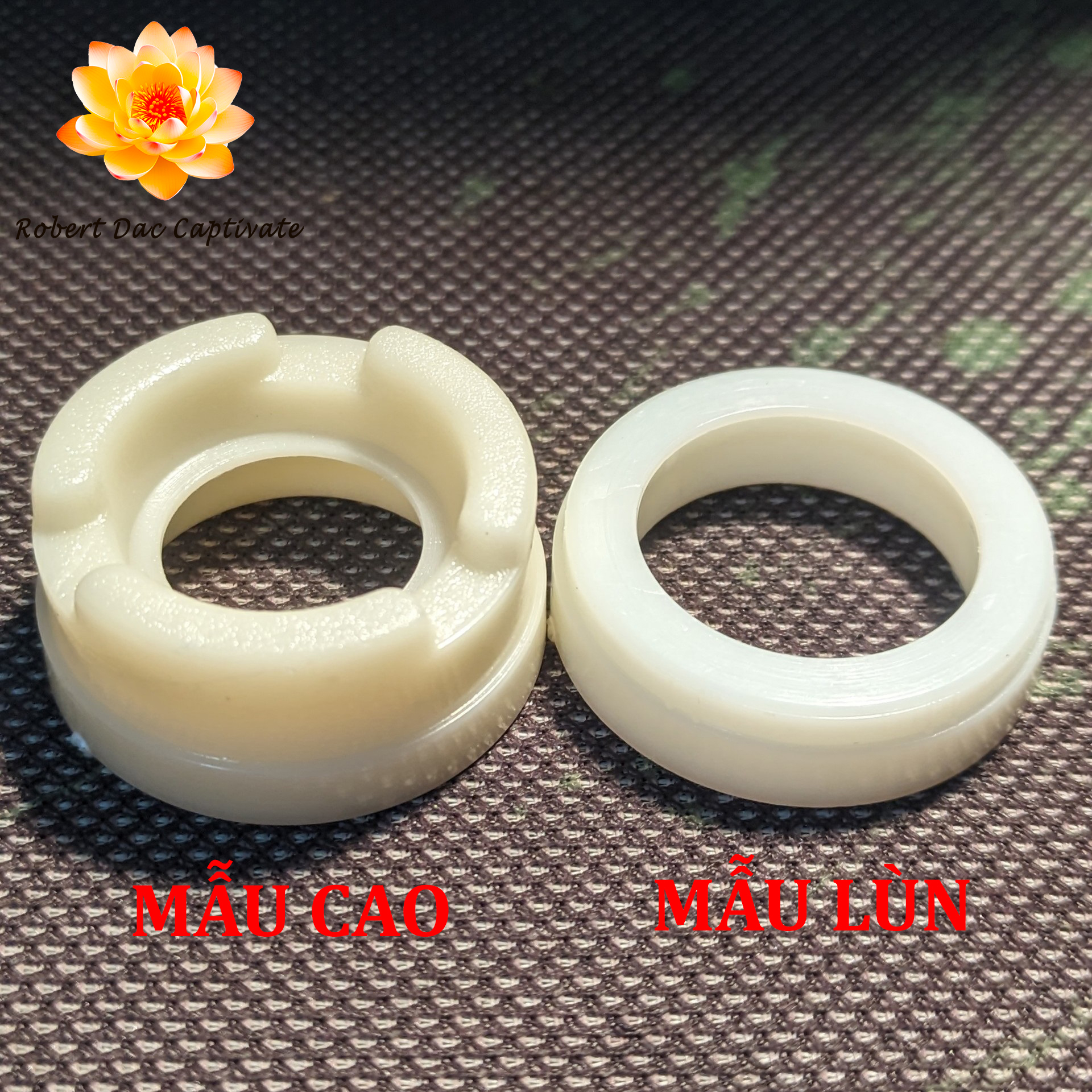 Sơ mi nhựa bi 608 gắn quạt (Mẫu lùn)