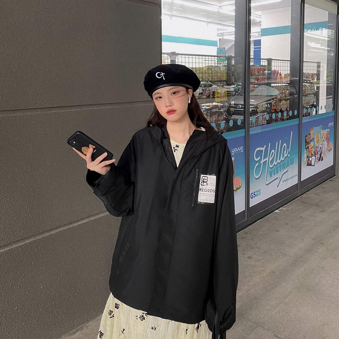 [HCM]Áo Khoác Dù ( REGODS JACKET EMOJI )