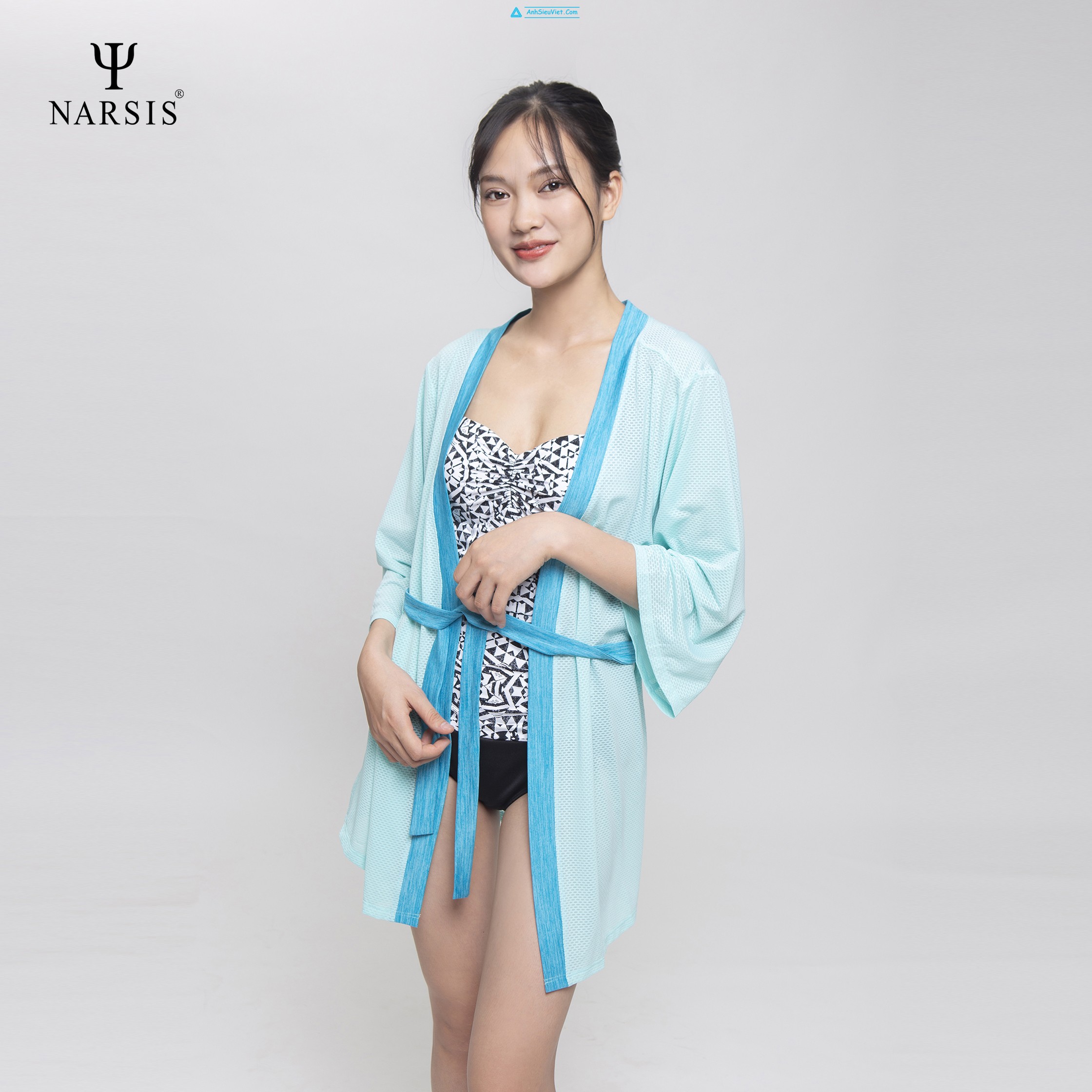 Áo choàng đi biển nữ Narsis A7009