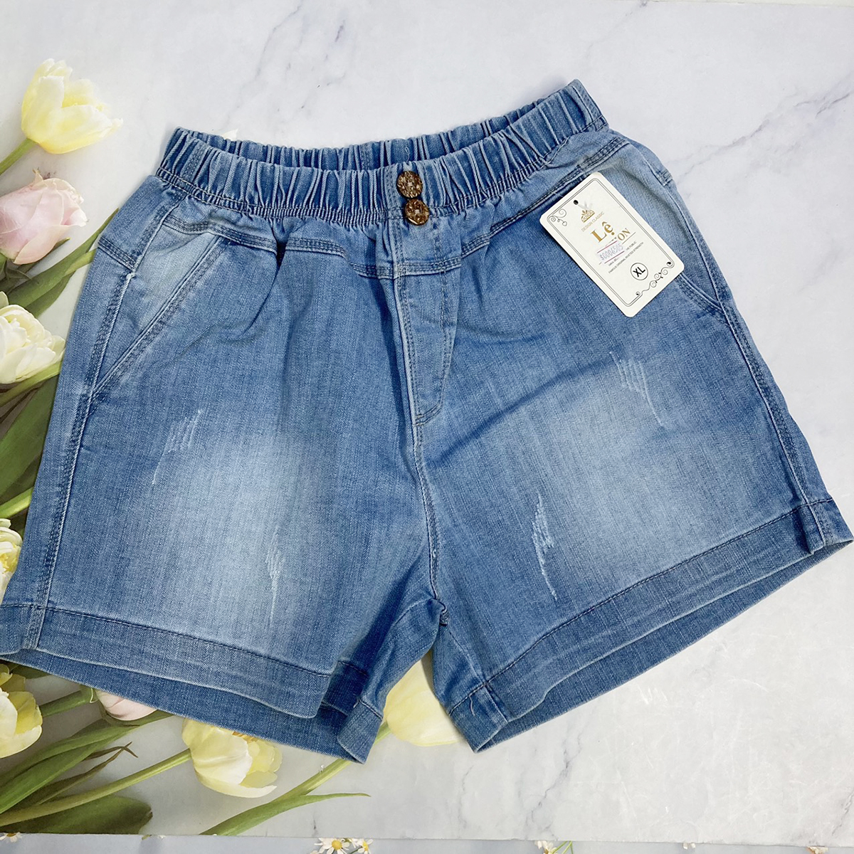 [4.4 refund 15%] female briefs from 43-60kg jeans thick soft of reflexology strong goods Beautiful elastic waist have drawstring QU525