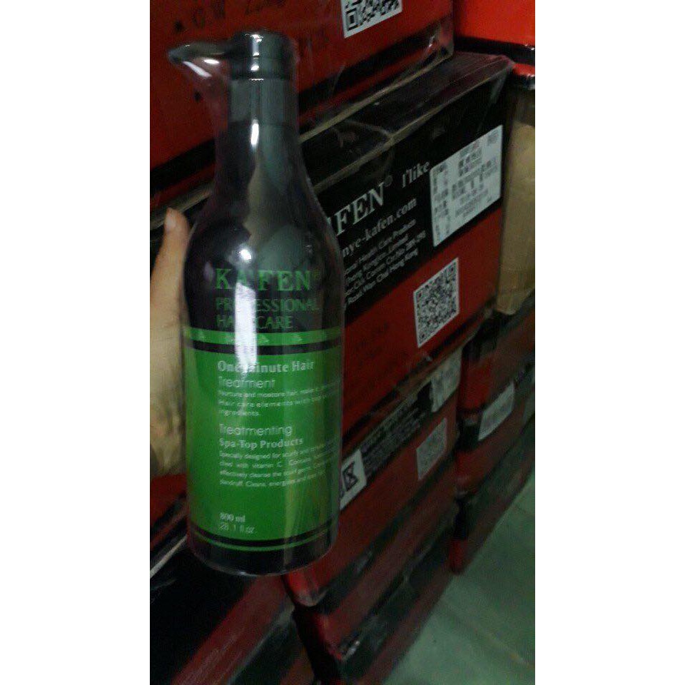 KEM HẤP HOÀN HÌNH KAFEN SIÊU PHỤC HỒI TÓC 800ML