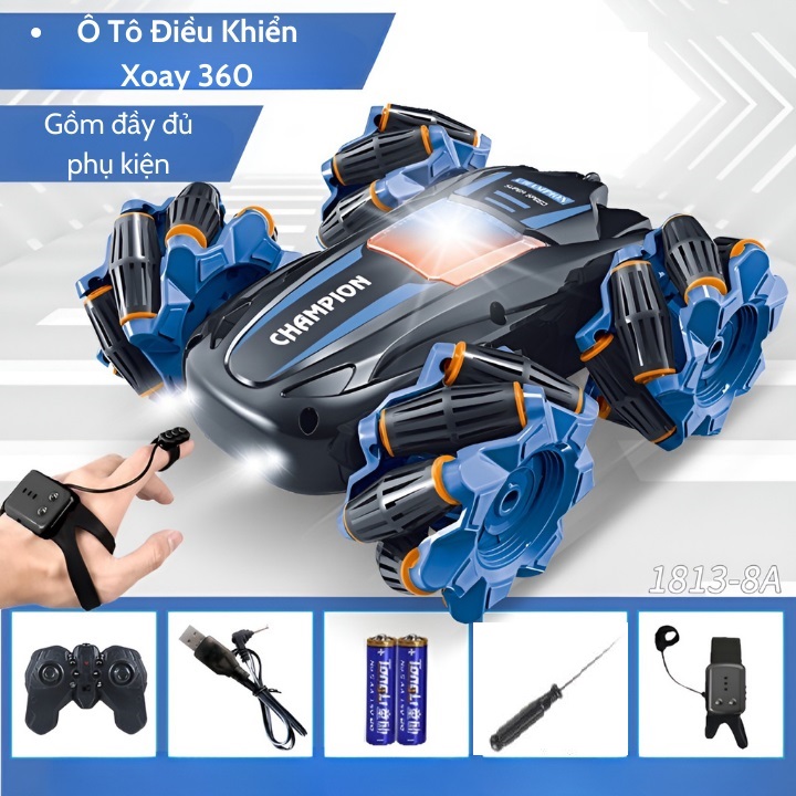 Xe điều khiển từ xa 360 độ- Drift stunt car