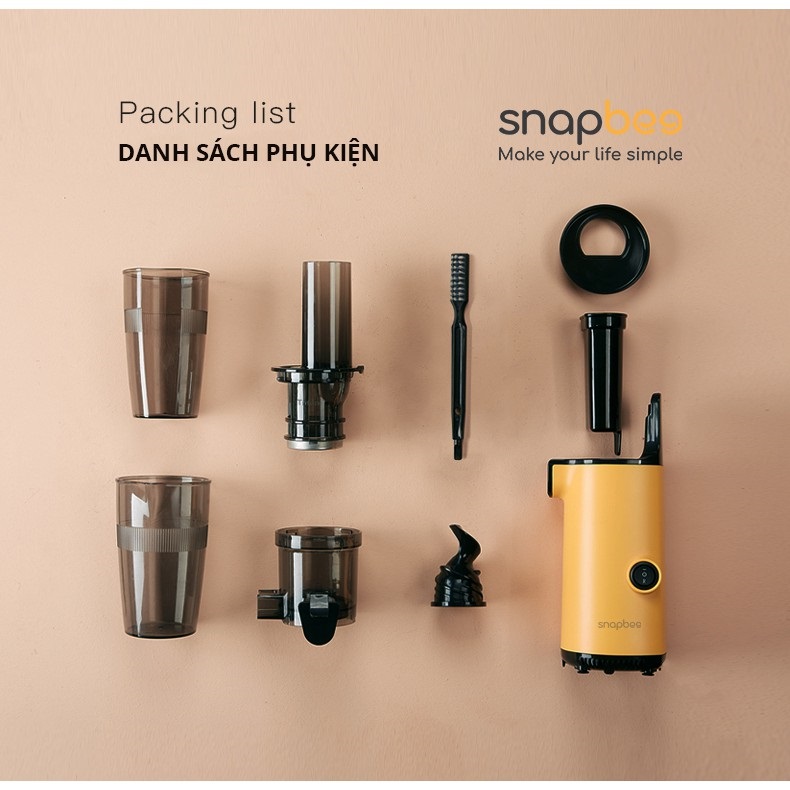 Máy Ép Chậm Snapbee SK-202VN - Ép Siêu Kiệt Bã