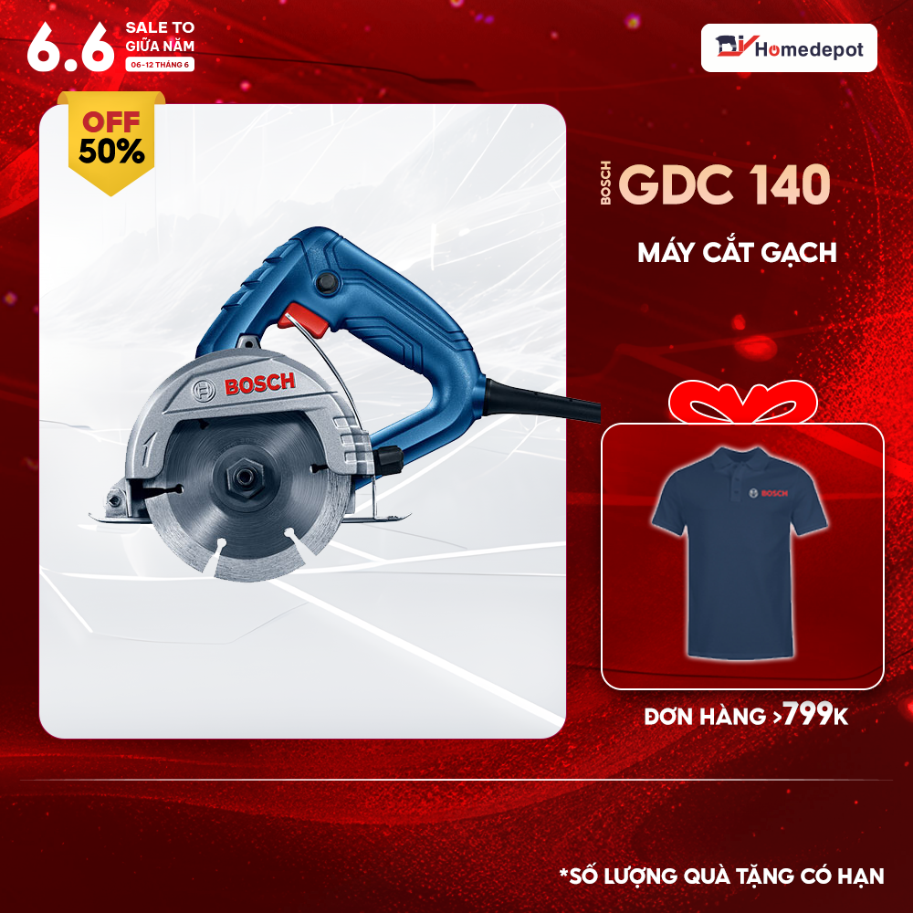 Máy cắt gạch bosch gdc 140