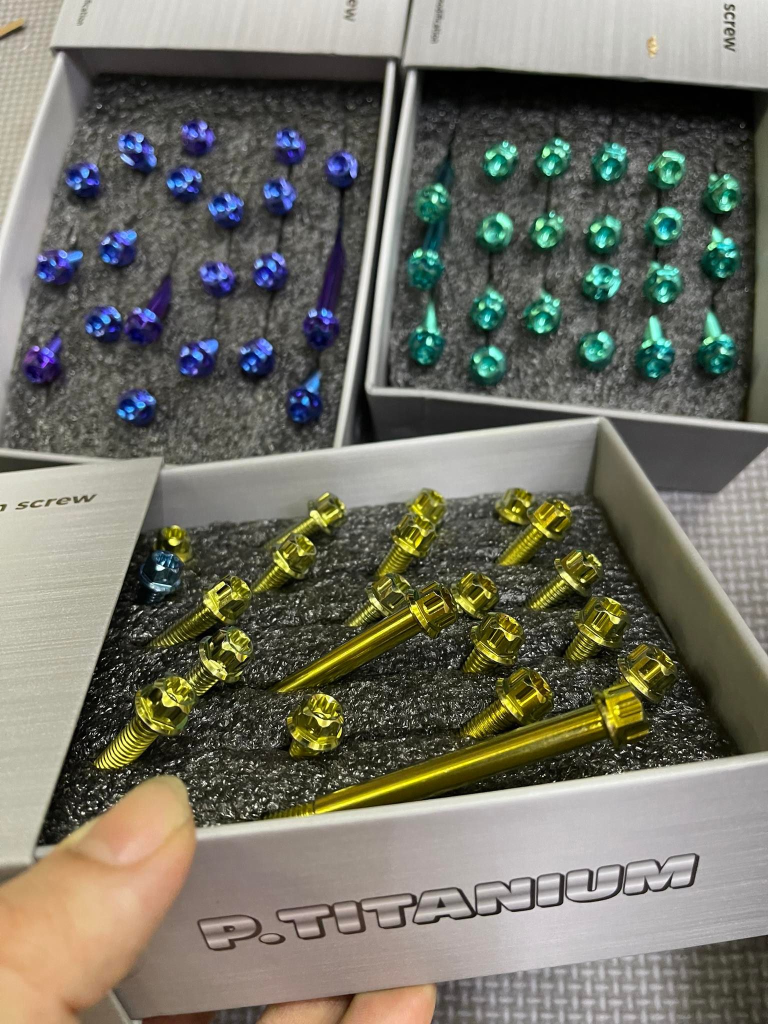 [ Đầu Salaza Thấp GR5 ] Ốc lốc máy mẫu đầu Salaza Titan GR5 cho nhiều dòng xe máy