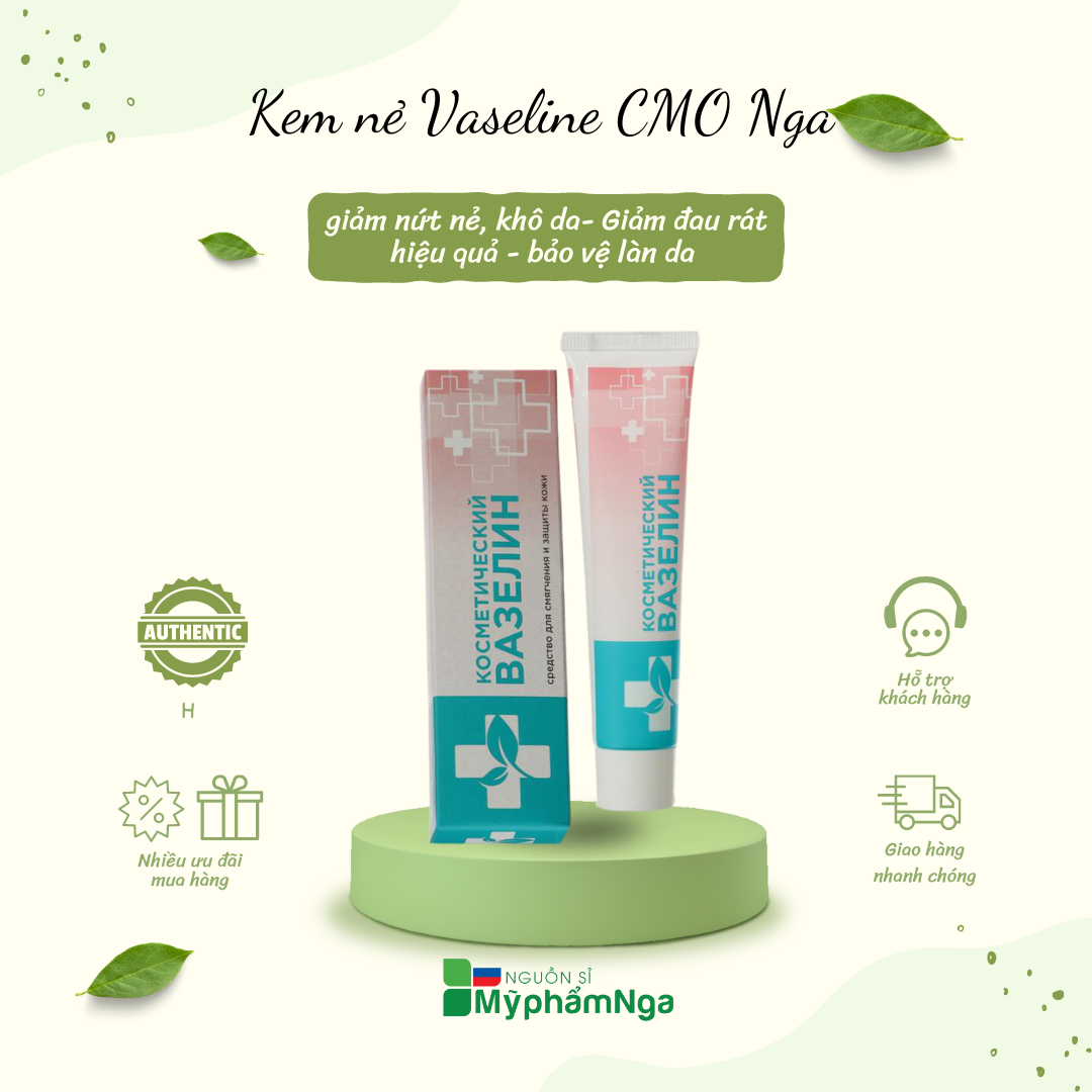 Kem nẻ Vaseline CMO Nga 20gr cấp ẩm làm mềm da