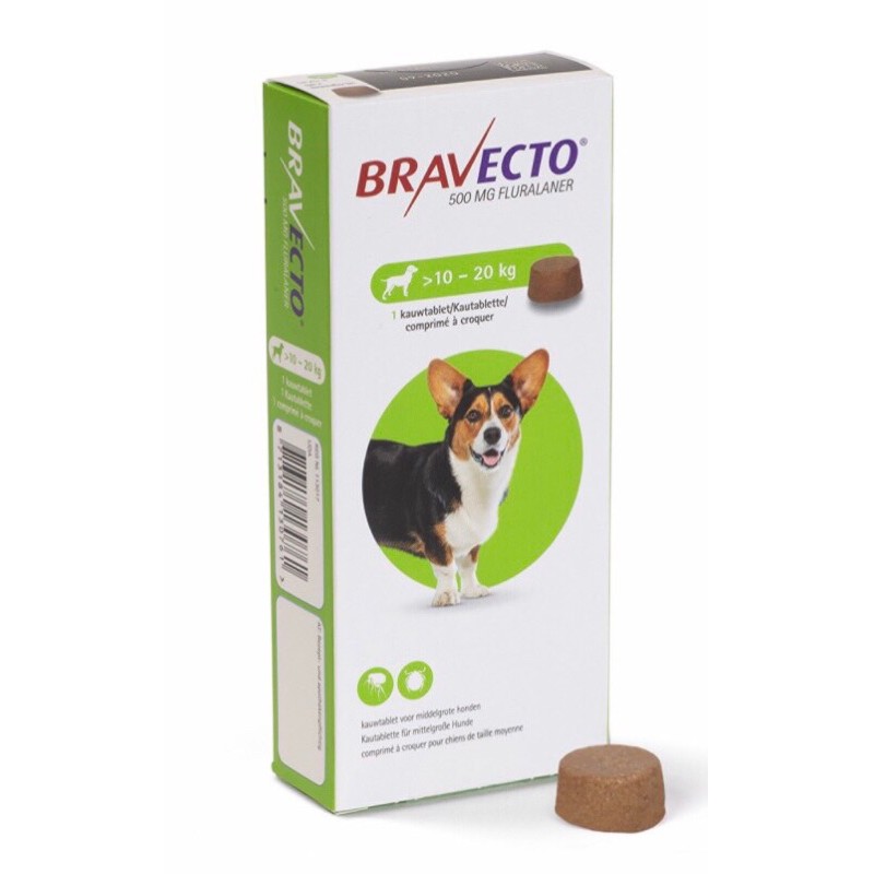Thực phẩm phòng ve Bravecto  cho chó