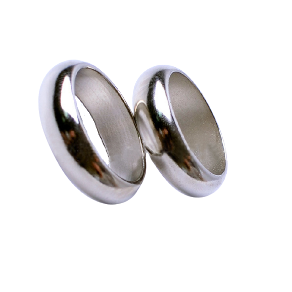 Ảo thuật nhẫn nam châm pk ring Silver mẫu mới đẹp sang trọng