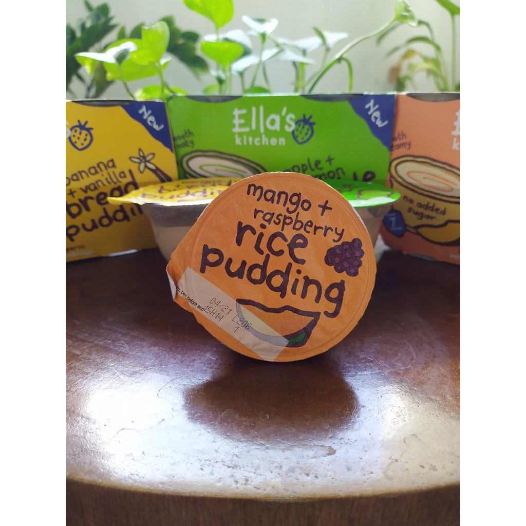 Pudding Ella’s Kitchen Cho Bé 7m+ 4 Hộp x 80g (Hàng Air Anh)